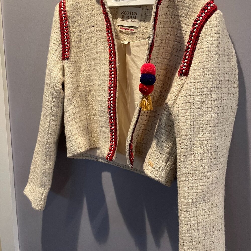 Scotch and Soda/Anthropologie Wool Blend Jacket, Medium